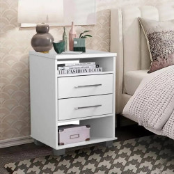 Mesa de Cabeceira Valente - Branco 