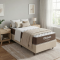 Colchão Solteiro Ortobom Fit D33 -1,88x88x12 + Base Solteiro (88x188x23) Courino - Bege