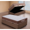 Colchão Solteiro Ortobom Fit D33 -1,88x88x12 + Base Baú Courino Solteiro - Marrom