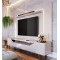 Painel Arc 2.2 C/ Led + Rack Bancada Arc 2.2- Off White/Nature