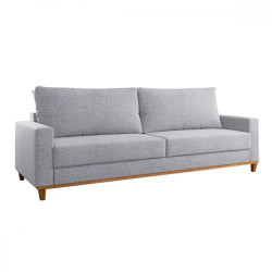 Sofá Italia  Living Linho - Cinza