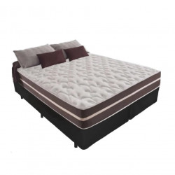 Cama Box Queen + Colchão De Molas – Anjos – Classic Superlastic 158cm - Preto Cama Box Queen + Colchão De Molas – Anjos – Classic Superlastic 158cm - Preto