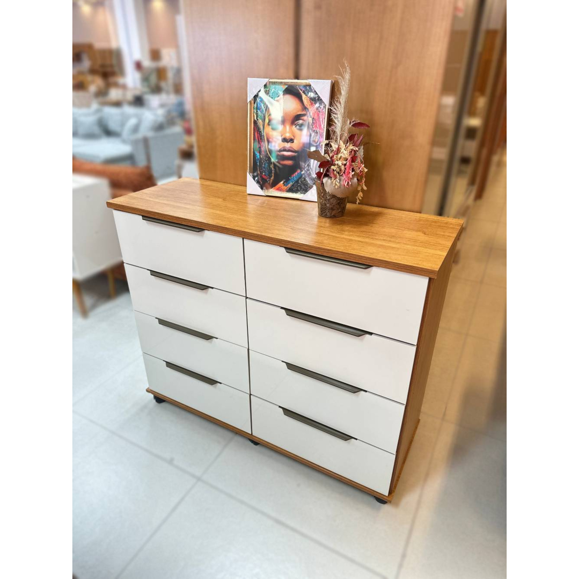 Cômoda Athenas Cedro/Areia