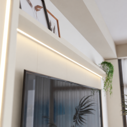 Prateleira com Led 1.4 Ipanema - Off White