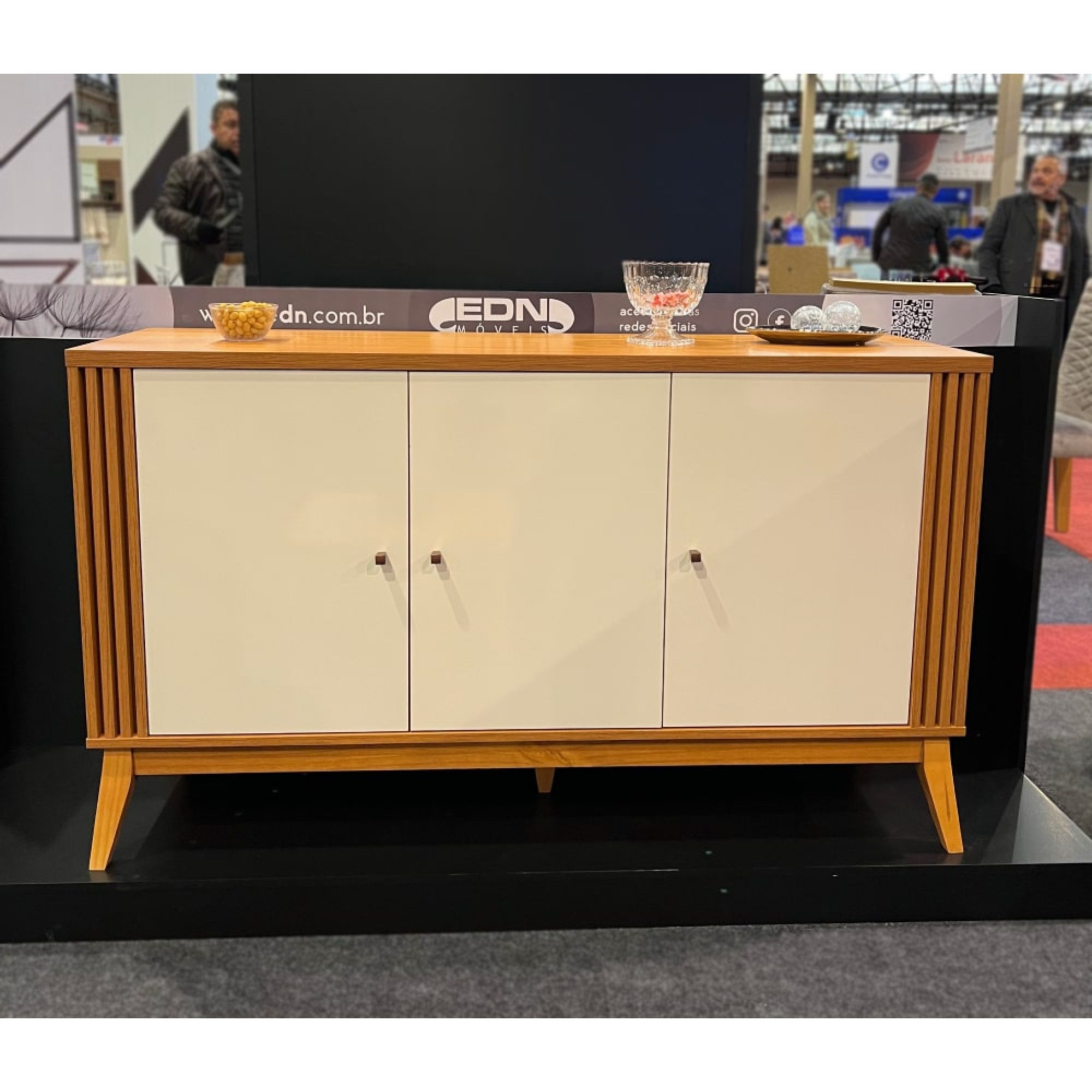 Buffet Argo 140cm EDN Móveis Cedro / Off White