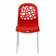 Cadeira Plastica Deluxe - Vermelha