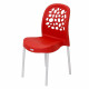 Cadeira Plastica Deluxe - Vermelha