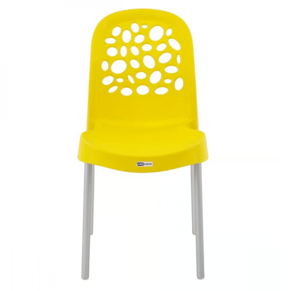 Cadeira Plastica Deluxe - Amarela