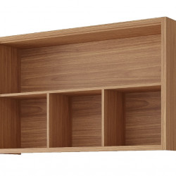 Aéreo Eloise 120cm Basculante/Nicho 1 c/ porta - Freijó/Off White   Aéreo Eloise 120cm Basculante/Nicho 1 c/ porta - Freijó/Off White