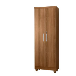 Armário Multiuso Isabela 02 Portas c/ Chave - Cedro Armário Multiuso Isabela 02 Portas c/ Chave - Cedro