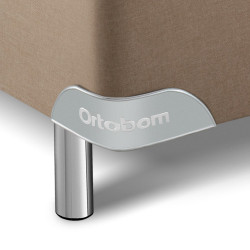 Base Solteiro Linho 88x188x30 - Ortobom - Bege