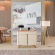 Aparador Buffet Arcus c/ 2 Portas - Off White/Naturalle