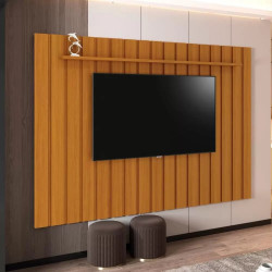 Painel Brise 260 cm para Tvs até 75"  - Cedro