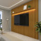 Painel Nobre Ripado 230 cm para Tvs Até 75" com Led - Naturale
