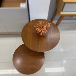 Conjunto Mesa de Centro e Lateral Liz - Freijó Conjunto Mesa de Centro e Lateral Liz - Freijó