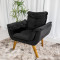 Poltrona Bella Decorativa - Preto