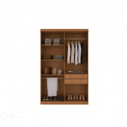 Guarda Roupa Hawai c/ 4 Portas e 2 Gavetas - Naturalle Guarda Roupa Hawai c/ 4 Portas e 2 Gavetas - Naturalle