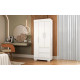 Guarda Roupa Solteiro Maya c/ 3 Portas 2 Gavetas - Branco