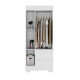 Guarda Roupa Solteiro Maya c/ 3 Portas 2 Gavetas - Branco