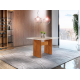 Mesa de Jantar Dakota 120×80 - Ipê / Off White
