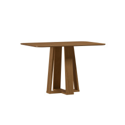 Mesa de Jantar Rubi 120x80cm S/ Vidro - Cinamomo