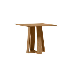 Mesa de Jantar Rubi 90x90cm S/ Vidro - Cinamomo