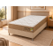 Colchão Orion Firm Solteiro 22Cmx1,88Mx88Cm + Base Solteiro (88x188x23) Courino - Bege
