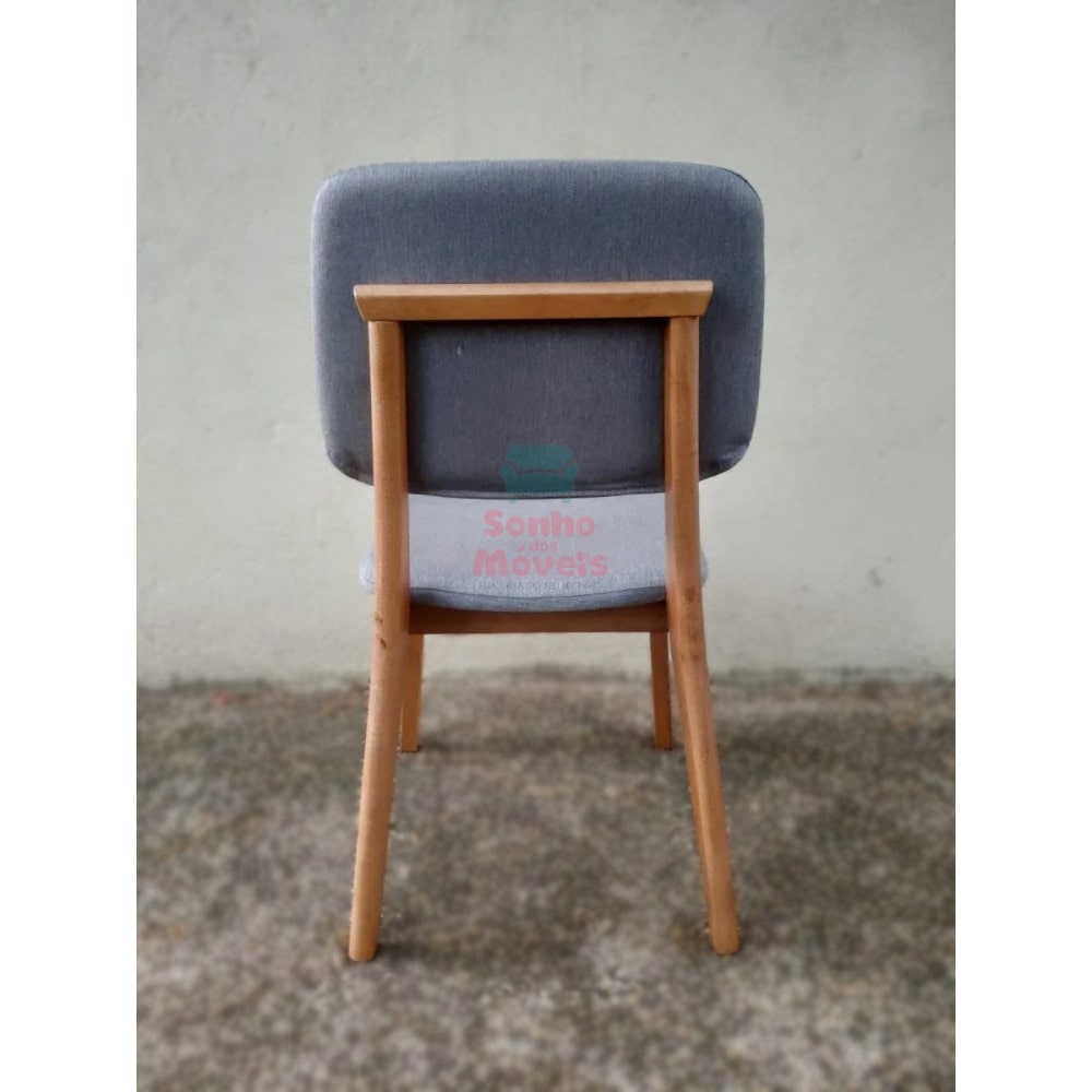 Cadeira Classic - Linho Cinza / Nature