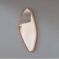 Quadro Espelho Isa Menor - Cinamomo Imbuia