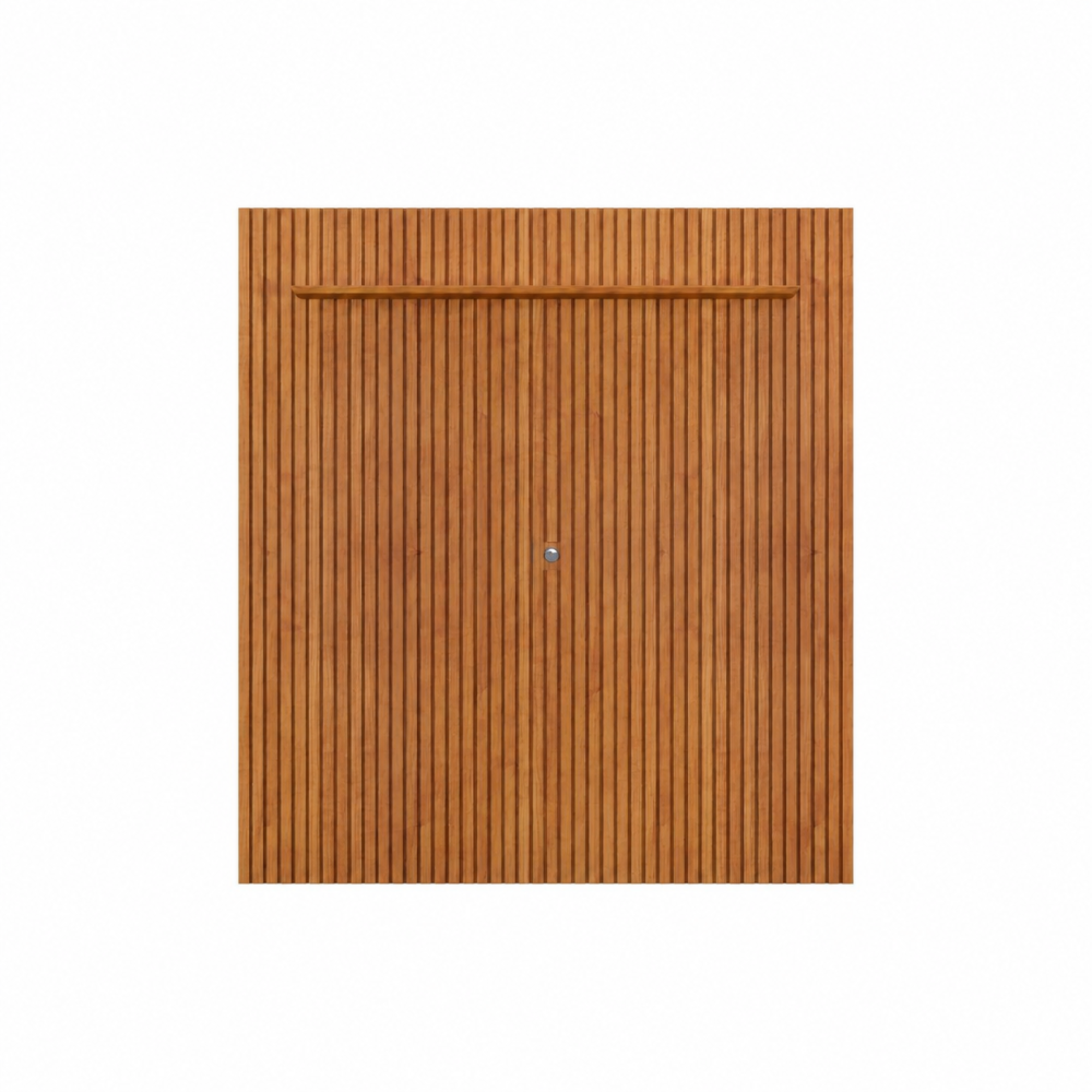 Painel Ripado Lyon 186 e Prateleira - Naturalle