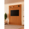 Painel Ripado Lyon 227 e Prateleira - Naturalle