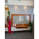 Rack Bancada Arc 2.2- Off White/Nature + Painel Atenas para Tvs até 65" com Led - Naturalle / Off White