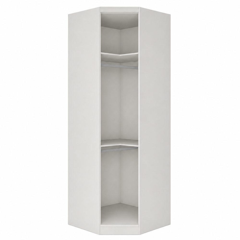 Guarda Roupa Rizon Módulo Canto Oblíquo 1 Porta Novo Horizonte - Branco