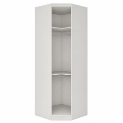 Guarda Roupa Rizon Módulo Canto Oblíquo 1 Porta Novo Horizonte - Branco
