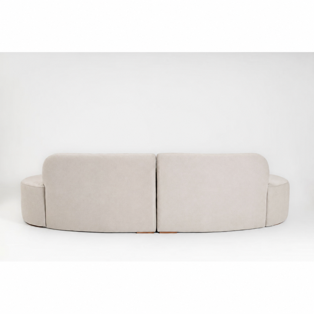 Sofá Orgânico 910 2x2 Lugares + Assento decorativo 910 - Linho Milano