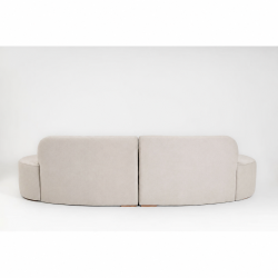 Sofá Orgânico 910 2x2 Lugares + Assento decorativo 910 - Linho Milano
