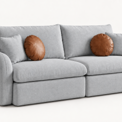 Sofá Cama Laviê 2,30m - Cinza